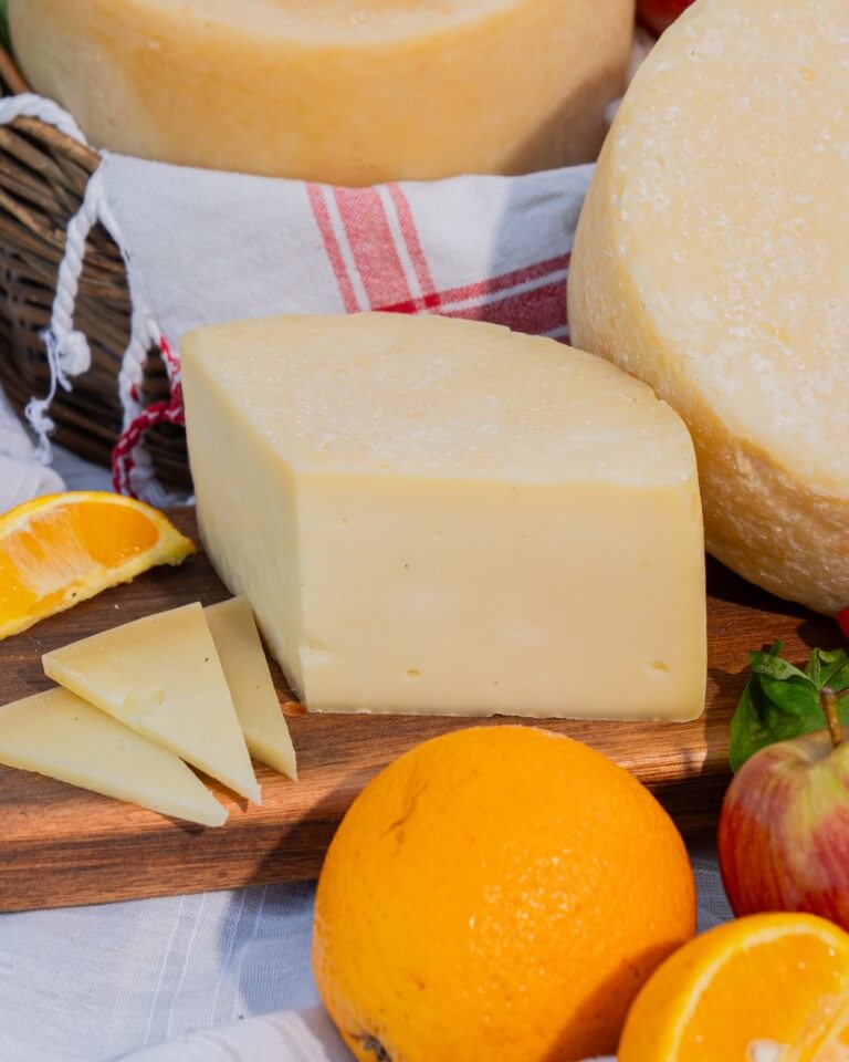 Queso en mano